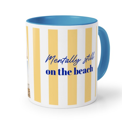 Farbige Tasse blau