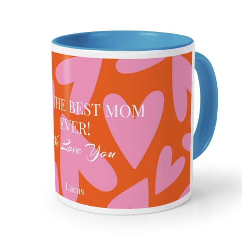 Farbige Tasse blau