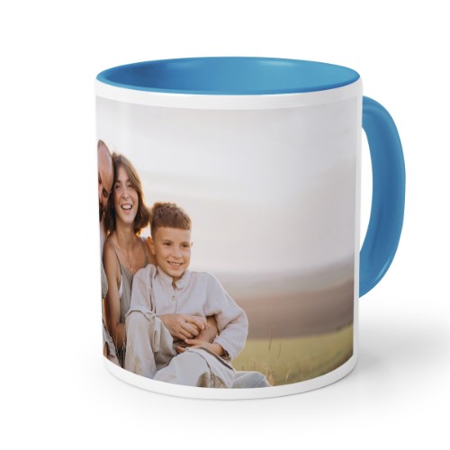 Farbige Tasse blau