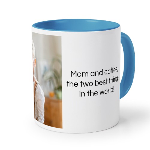 Farbige Tasse blau Farbige Tasse blau