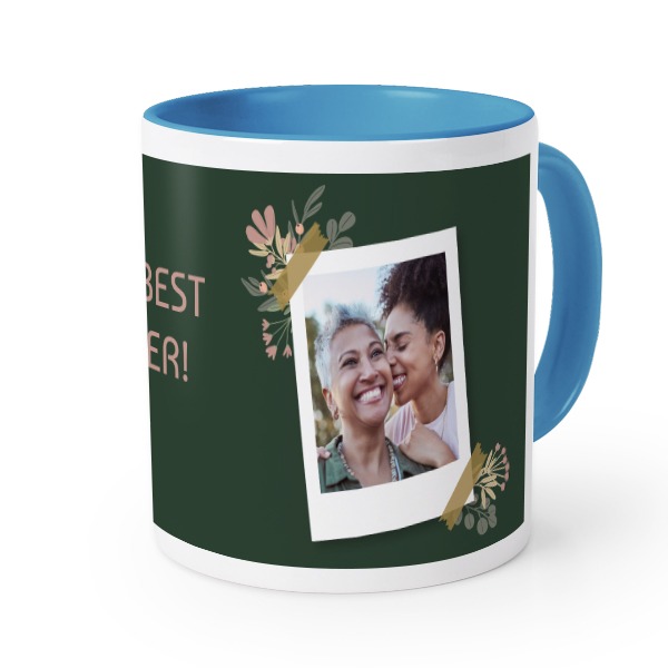 Farget krus blå Farget krus blå