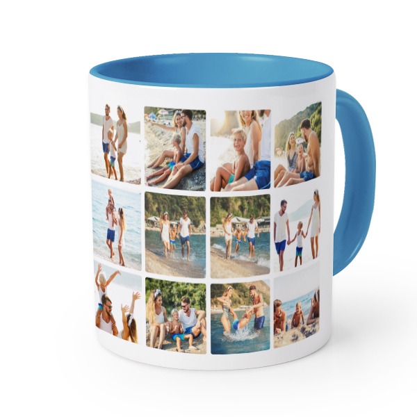 Gekleurde mok blauw Gekleurde mok blauw