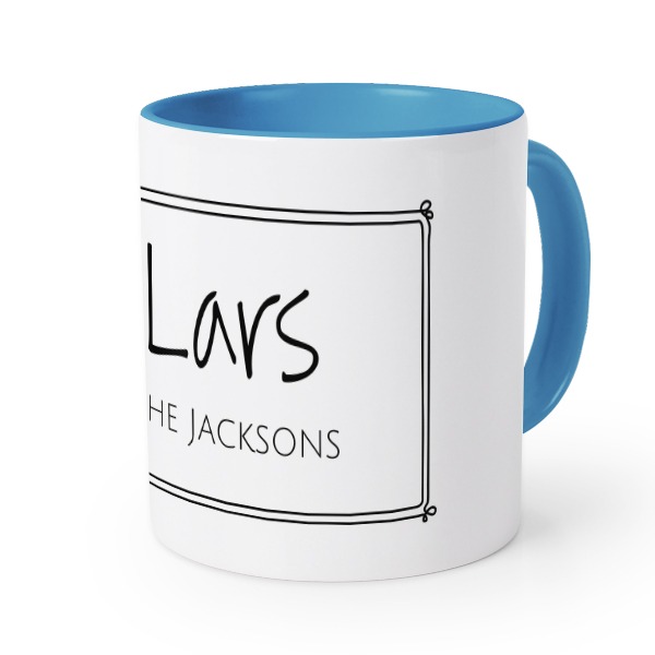 Mug Couleur bleu Mug Couleur bleu