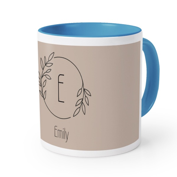 Mugg med fÀrg blÄ Mugg med fÀrg blÄ