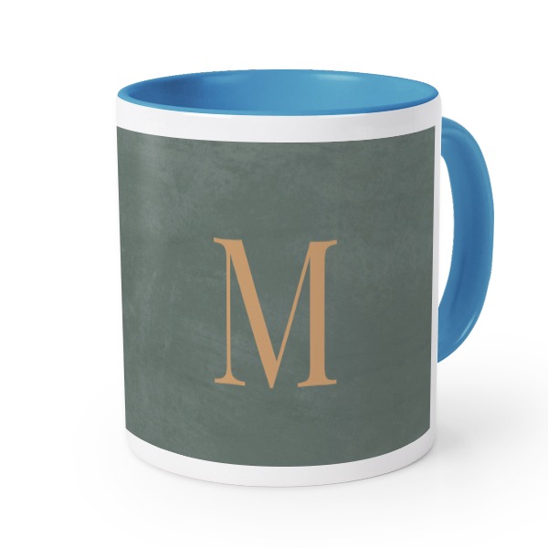 Mugg med färg blå