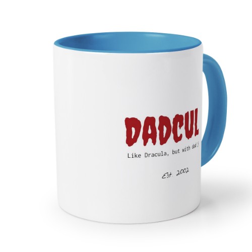 Värillinen muki sininen