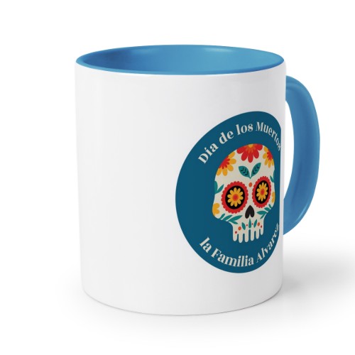 Värillinen muki sininen