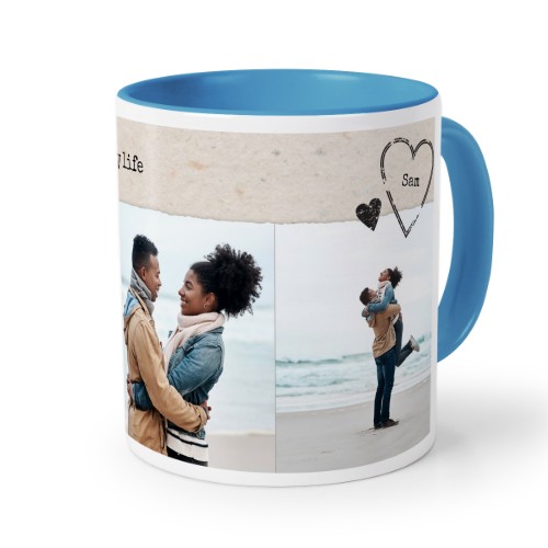 Farbige Tasse blau Farbige Tasse blau