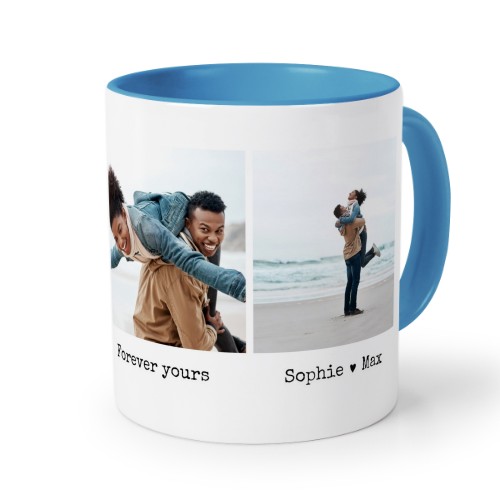 Gekleurde mok blauw