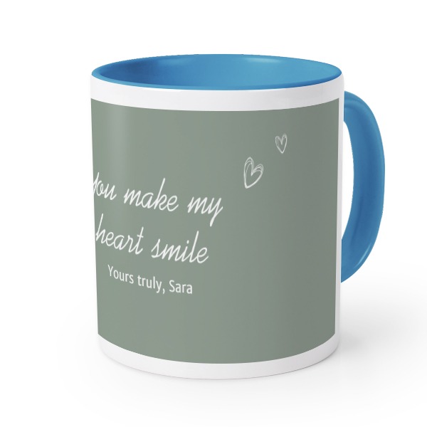 Mug Couleur bleu