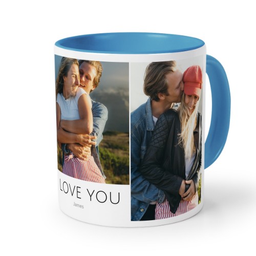 Mugg med färg blå Mugg med färg blå