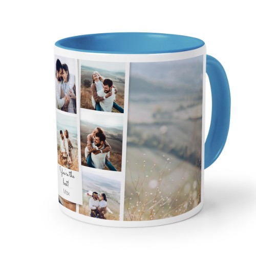 Farbige Tasse blau
