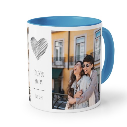 Gekleurde Mok blauw