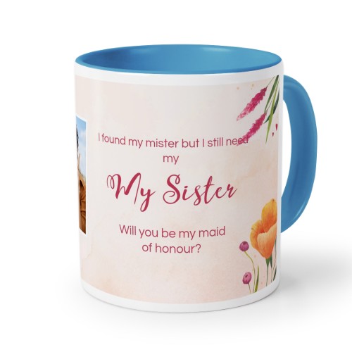 Colored Mug Blue Colored Mug Blue