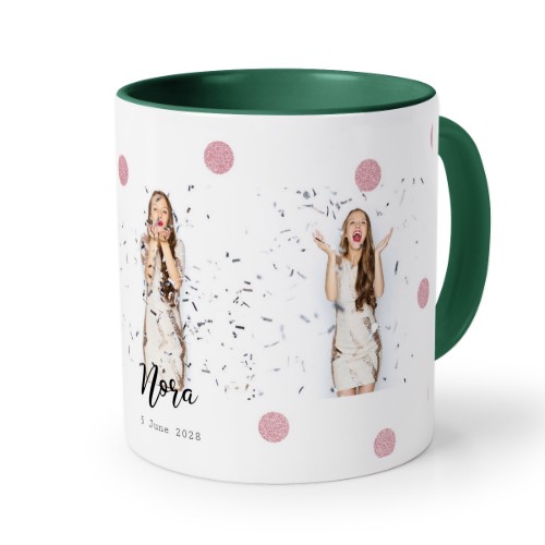 Mugg med fÀrg Mörkgrön Mugg med fÀrg Mörkgrön
