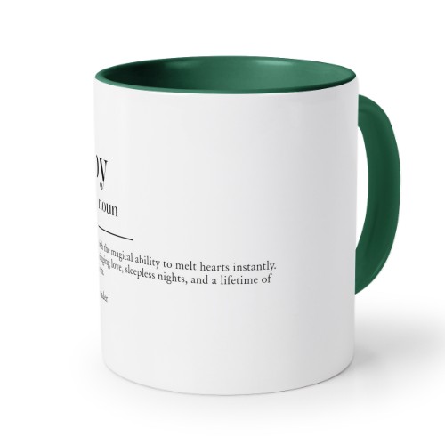 Mug couleur vert impérial