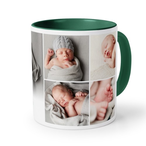 Mugg med färg Mörkgrön Mugg med färg Mörkgrön