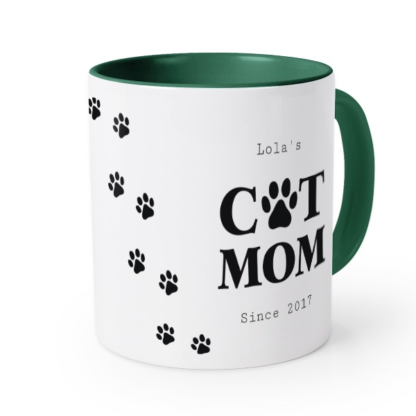 Mug couleur vert impérial