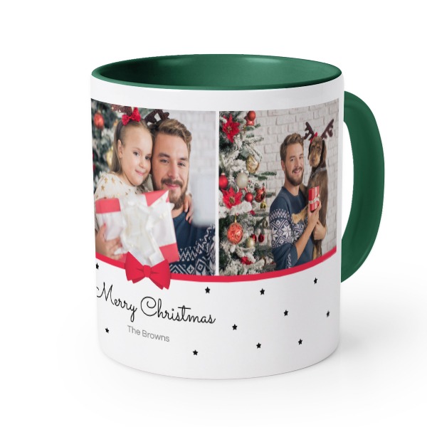 Farget krus Mørkegrønn