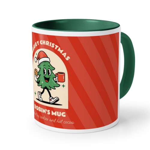 Farbige Tasse dunkelgrün