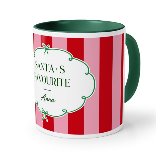 Farbige Tasse dunkelgrün