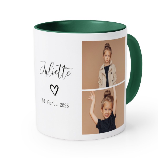 Mug couleur vert impérial