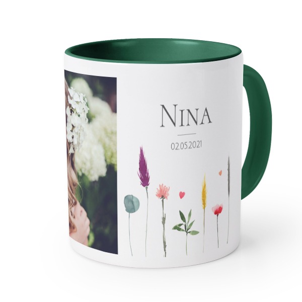 Mug couleur vert impérial