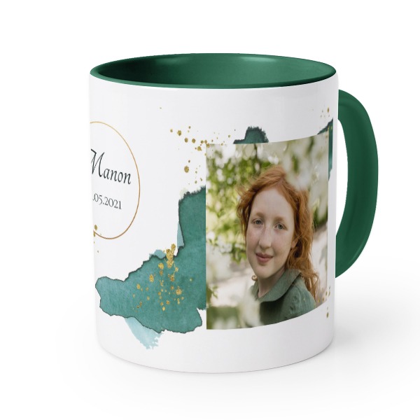 Mug couleur vert impérial