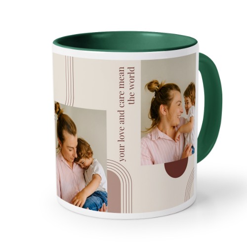 Mugg med fÀrg Mörkgrön Mugg med fÀrg Mörkgrön