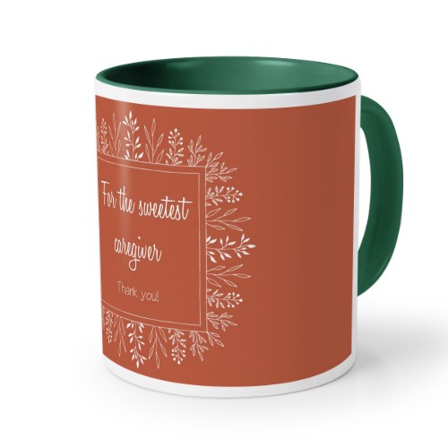 Farbige Tasse dunkelgrĂŒn Farbige Tasse dunkelgrĂŒn