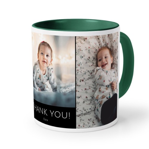 Mugg med fÀrg Mörkgrön Mugg med fÀrg Mörkgrön