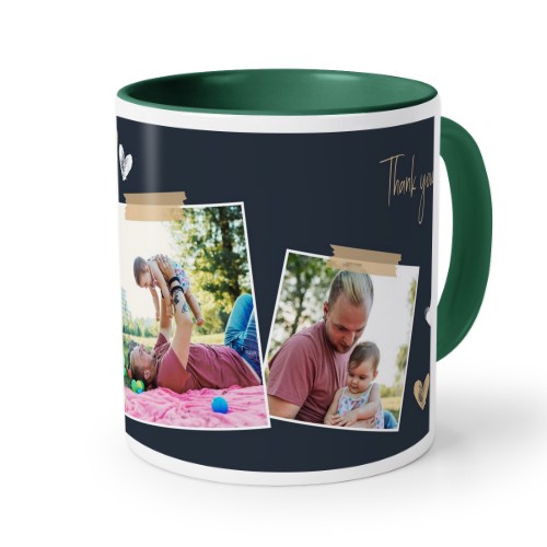 Farbige Tasse dunkelgrün Farbige Tasse dunkelgrün