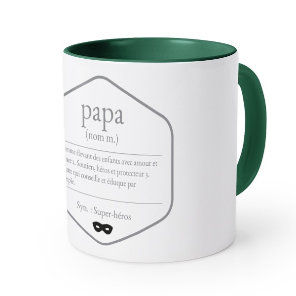 Mug couleur vert impérial