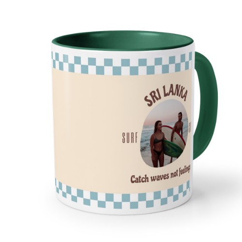 Farvet krus Mørkegrøn Farvet krus Mørkegrøn