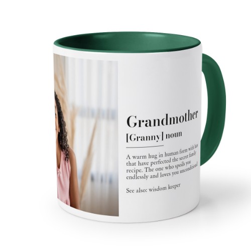 Farget krus Mørkegrønn