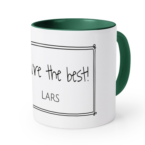 Colored Mug Dark Green Colored Mug Dark Green