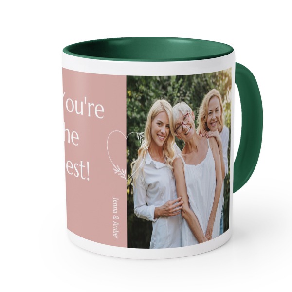 Mugg med fÀrg Mörkgrön Mugg med fÀrg Mörkgrön