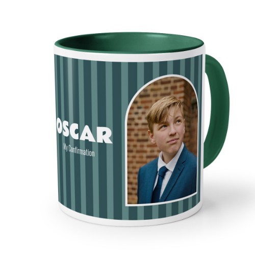 Farbige Tasse dunkelgrün