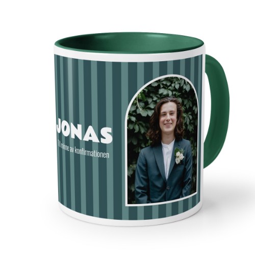 Mugg med färg Mörkgrön