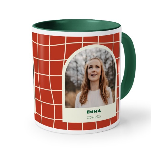 Mugg med färg Mörkgrön