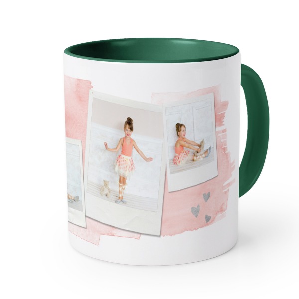 Mugg med fÀrg Mörkgrön Mugg med fÀrg Mörkgrön