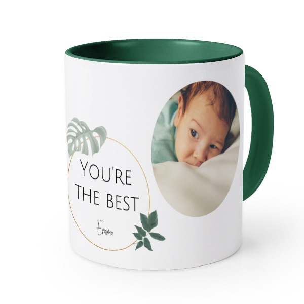 Mug couleur vert impérial