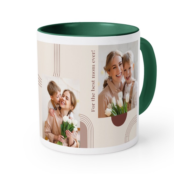Mug couleur vert impérial