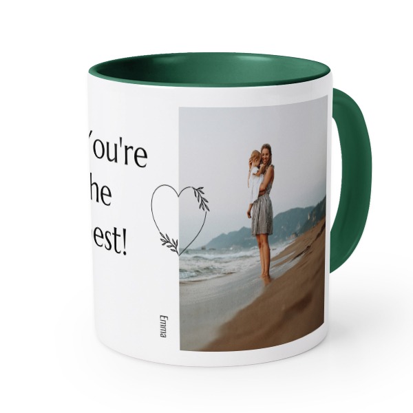 Mug couleur vert impérial