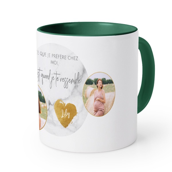 Mug couleur vert impérial