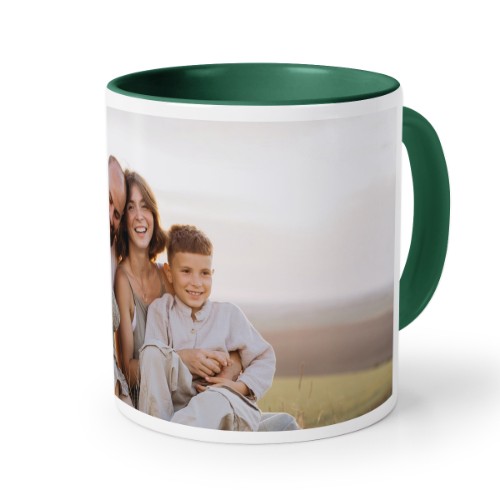 Farvet krus Mørkegrøn