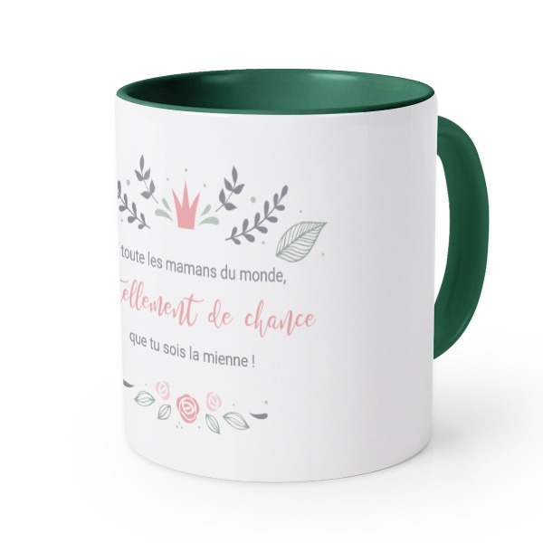 Mug couleur vert impérial