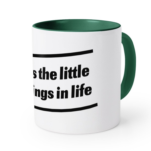 Colored Mug Dark Green Colored Mug Dark Green