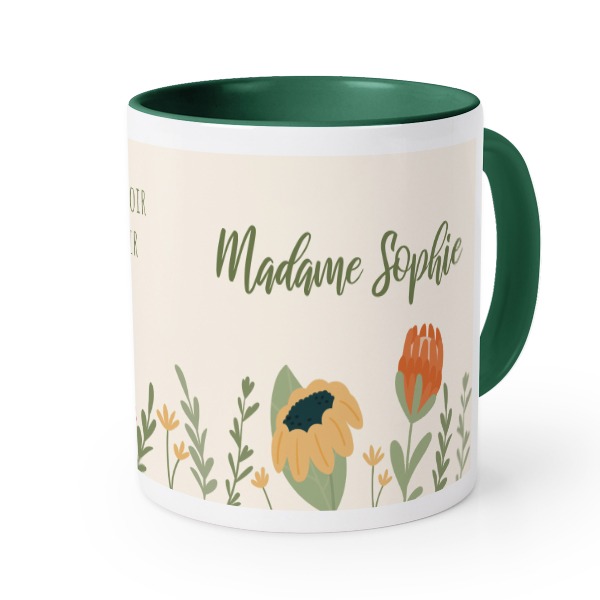 Mug couleur vert impérial