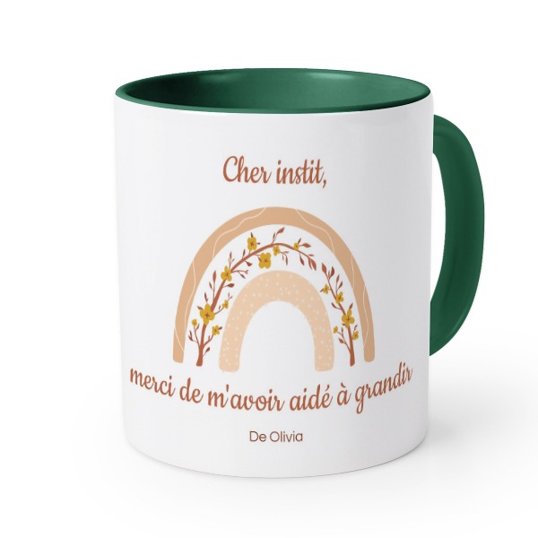 Mug couleur vert impérial